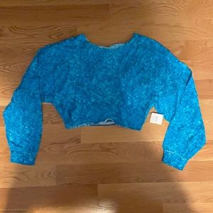 Free People Movement cropped long sleeve